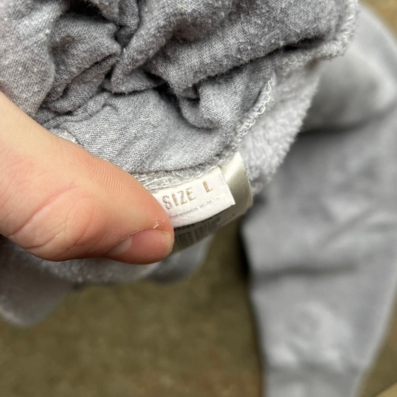 Vintage Diesel Only The Brave Mohawk Graphic Hoodie Mens Large Grey Sweatshirt - Picture 5 of 12